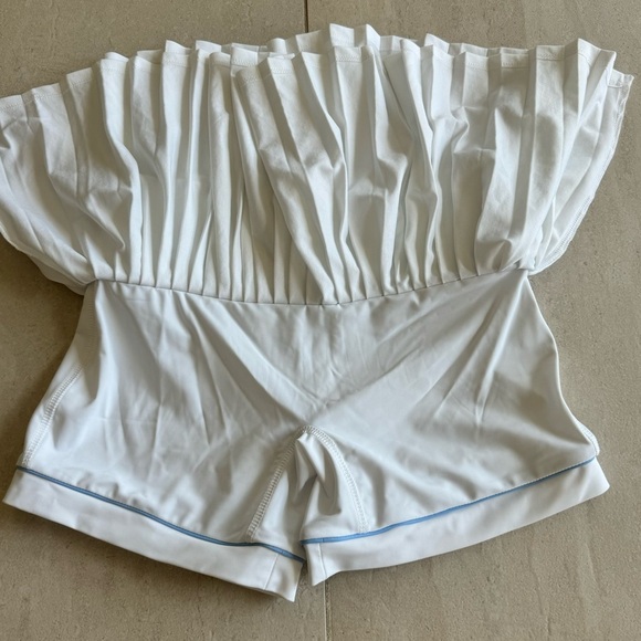 EXEAT England White Coco Tennis Skirt Pleated Size M - Picture 7 of 10